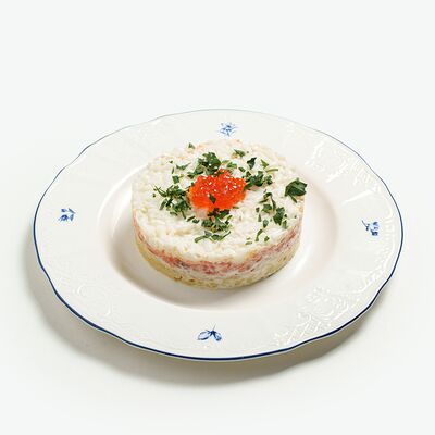 Салат Мимоза в Лизонька, ты где? по цене 450 ₽