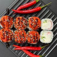 Запеченный ролл с крабом Спайси в Моремания Food