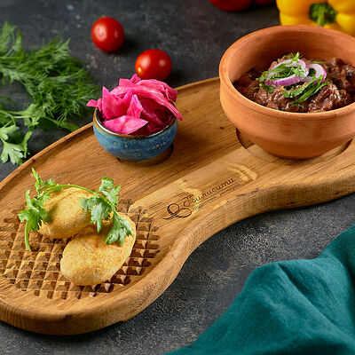 Мегрельский сет: лобио, мчади, мжаве в Тбилисити по цене 450 ₽