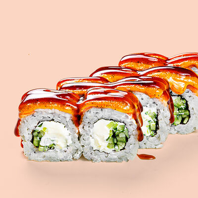 Запеченная Филадельфия 8 шт в СУШИБОКС по цене 767 ₽