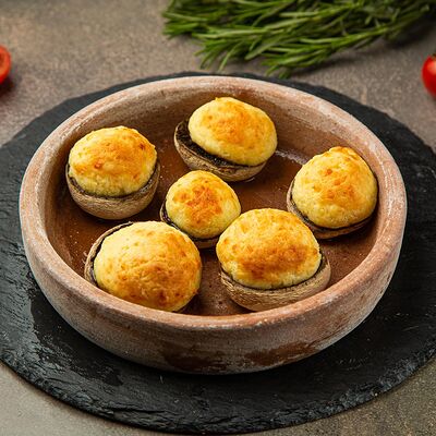 Шампиньоны с сыром сулугуни в Грузинский дом по цене 630 ₽