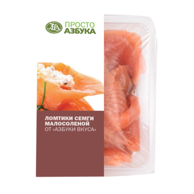 Семга малосоленая в Азбука Вкуса Экспресс Меню по цене 814 ₽