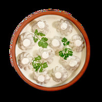 Мини-хинкали с курицей в сырном соусе в Старик Хинкалыч
