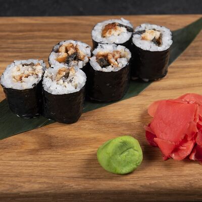 Маки с угрем в Soju по цене 430 ₽