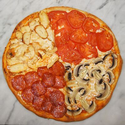 Пицца Четыре сезона в Халяль по цене 625 ₽