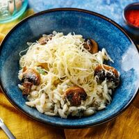 Паста Орзо с грибами в Греки Здесь