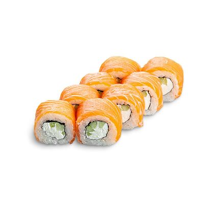 Ролл Филадельфия с лососем в Румянцев по цене 599 ₽