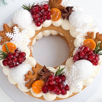 Торт Медовик “Рождественский венок” в Tortterry по цене 1920 ₽
