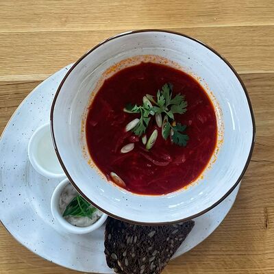 Борщ в Ешь Мясо BISTRO по цене 790 ₽