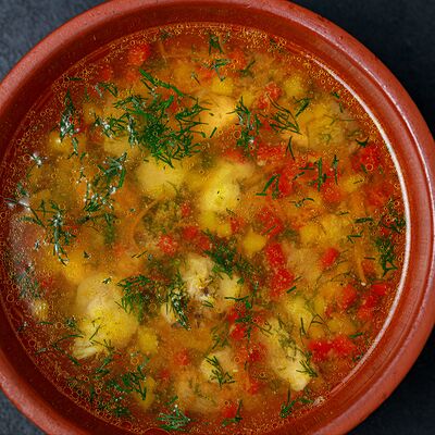 Уха рыбная в Хачучачу по цене 690 ₽