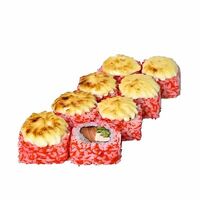 Запеченная Калифорния с огурцом и лососем в Суши Бро
