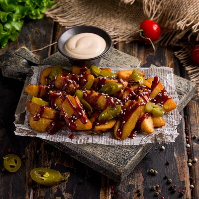 Дольки BBQ в Manny's Burger по цене 470 ₽