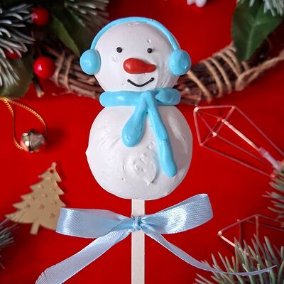 Безе снеговик на палочке в Чародейка сладостей по цене 150 ₽