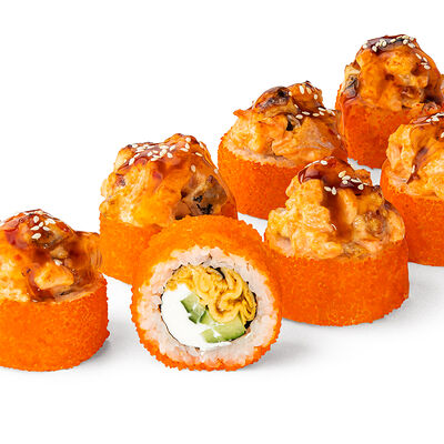 Запеченный с угрём и лососем в Сушишоп по цене 967