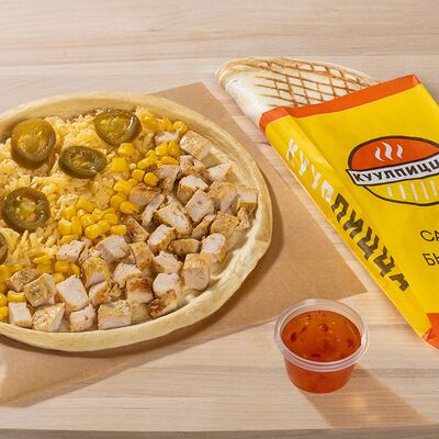 Закрытая пицца Фахитос в Шаурма Куулпицца по цене 405 ₽