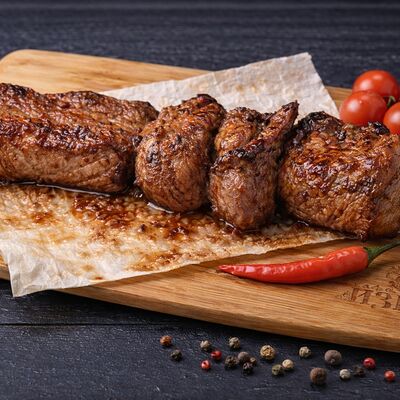 Шашлык из cвинoй шейки в Изба по цене 1089 ₽