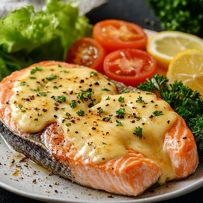 Семга по-царски в У Вольфовича по цене 950 ₽