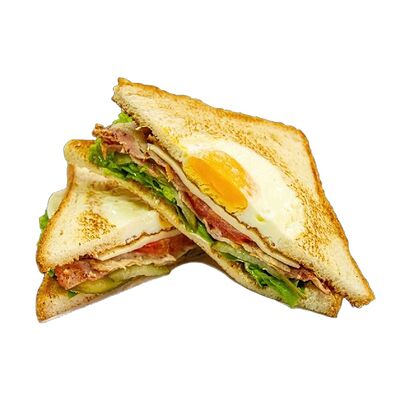 Сэндвич с яйцом и беконом в Fit cafe по цене 439 ₽