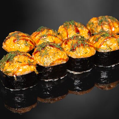 Запеченный ролл чикен-гриль (Имбирь, васаби, соевый соус не входят) в Я буду по цене 375 ₽