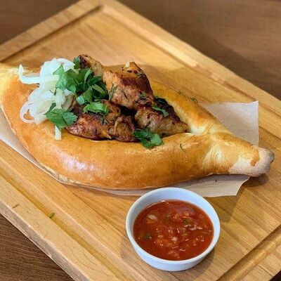 Шашлык-пури свинина в Хинкали-Дали по цене 590 ₽