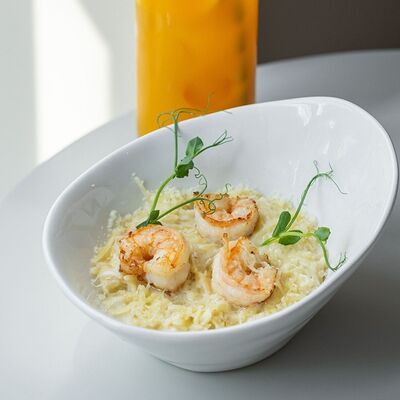 Паста Орзо с креветкой в Zanoza Open Bar по цене 900 ₽