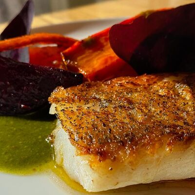 Палтус с кореньями в Picasso по цене 1700 ₽