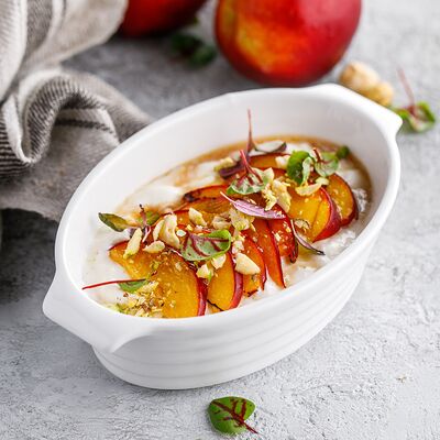 Страчателла с карамелизированным нектарином в Маймун по цене 650