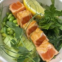 Поке из форели Татаки в Forelperm кухня