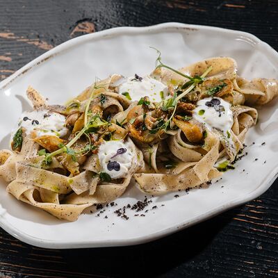 Паста с лесными грибамив Just Bar & Kitchen по цене 820 ₽