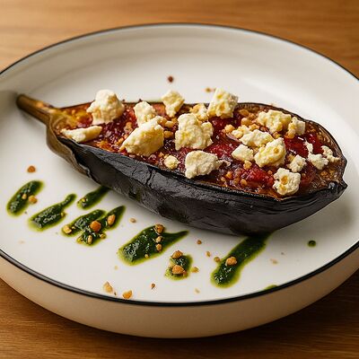 Теплый баклажан с кремом фета в Tony Pizzoni по цене 931 ₽