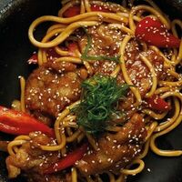 Wok Рамен острый цыпленок Английская кухня в Шаурма Staff