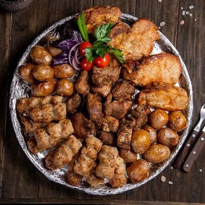 Шашлычный букет №2 на 10-12 персон в Шашлык Хаус GRILL&PIZZA по цене 20010 ₽