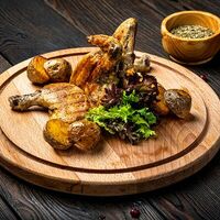 Шашлык из цыплёнка в Строгинская гавань