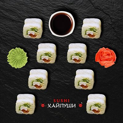 Цезарь чикен в Sushi Хайпуши по цене 370 ₽