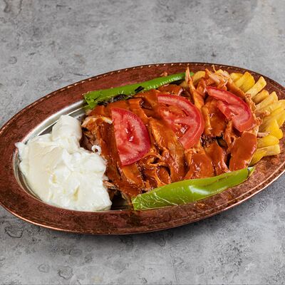 Искандер-кебаб куриный с фри в Мармарис по цене 3710 ₸