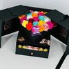 Мыльные розы с конфетами Raffaello (Раффаэлло)в коробке-сюрпризв Дарите красиво по цене 10899