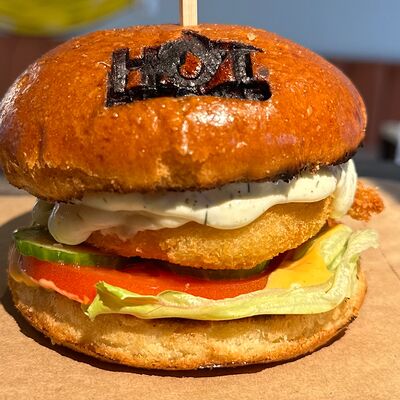 Бургер Креветка в Hot burgers по цене 780 ₽