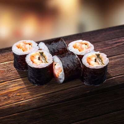 Мини-ролл с угрем в Суши Рай по цене 360 ₽