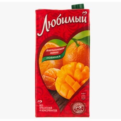 Сок Любимый Апельсиновое манго в Кебаб Хаус 24 по цене 262 ₽