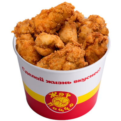 Баскет с крылышками барбекю в Жар Пицца по цене 419