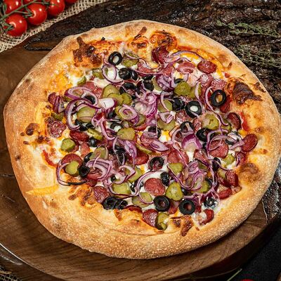 Пицца Охотничья 33см в Пицца Пала по цене 960 ₽