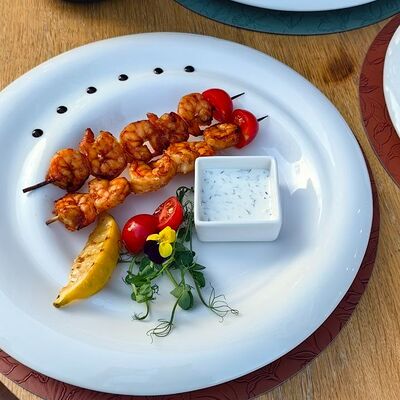 Шашлычки из креветок в La Vida loca по цене 1100 ₽