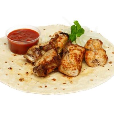 Шашлык в лаваше куриный в лаваш & мясо по цене 350 ₽