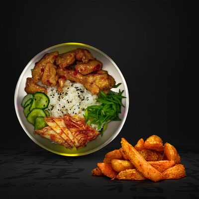 Азия ланч №5 в Yum Burger по цене 552 ₽