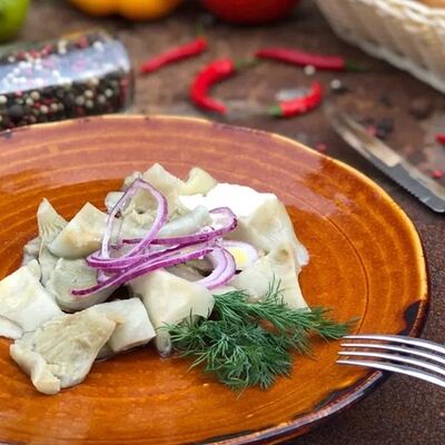 Макарьевские белые грузди со сметаной в Shelestoff по цене 800 ₽