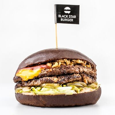 Бургер Двойной BBQ в Black Star Burger по цене 654 ₽