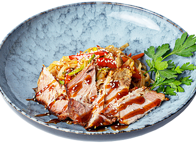 Лапша бутанику удон ясай яки в Суши Ё Пицца по цене 490 ₽