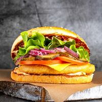 Чикен бургер в Дарк лава