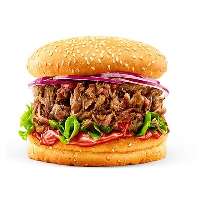 Бургер с рваной говядиной в Денвер бургерная по цене 890 ₽