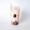 Малиновый пломбир латте M в TEE CAT BUBBLE TEA по цене 390